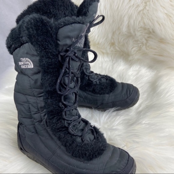 THE NORTH FACE WINTER LACE UP BOOTS SIZE 6.5 - Picture 1 of 10